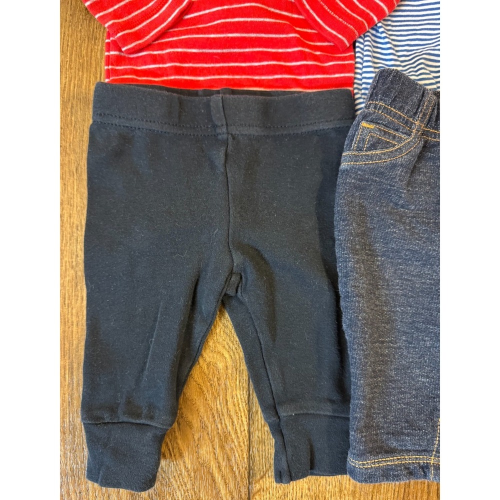 Baby Boy 3 Months Outfits Lot Jeans Pants Bodysuits Shirts‎ Clothes Bodysuits - Picture 4 of 13